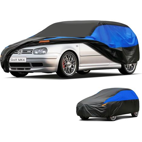 Bâche Voiture Exterieur Respirante, Compatible avec Golf MK4(1997-2006) Housse de Protection Voiture Extérieur, Toutes Saisons Peuvent Tout Gérer Contre Pluie Soleil Poussière.,Taille pour Golf MK4(19 (1/5)