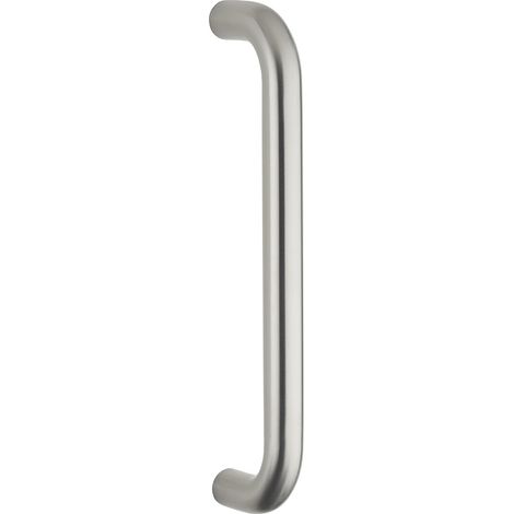Coppia di maniglie in acciaio inox d 25 per porta a battente ea 300 mm - THIRARD (1/3)