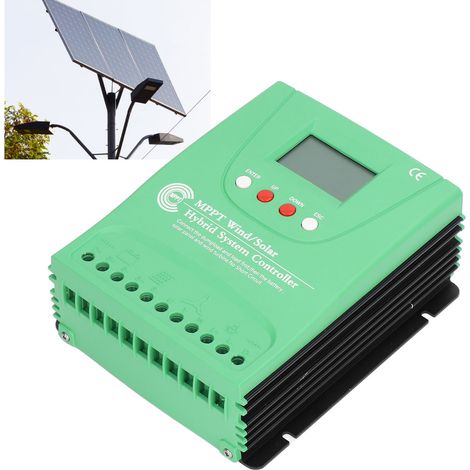 GPI6060 Hybrid-Laderegler für Solar/Wind, 12 V/24 V mit LCD-Display und MPPT-Technologie