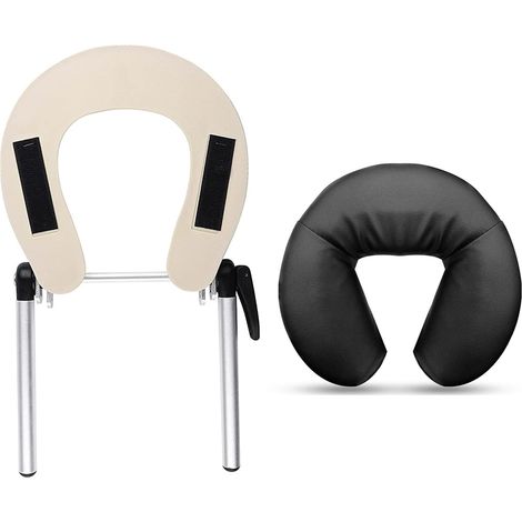 Coussin de berceau de la table de massage universelle, chaise de massage réglable, support d'oreiller du visage de l'appuie-tête du lit spa, ensemble d'oreiller de mousse de mémoire élastique