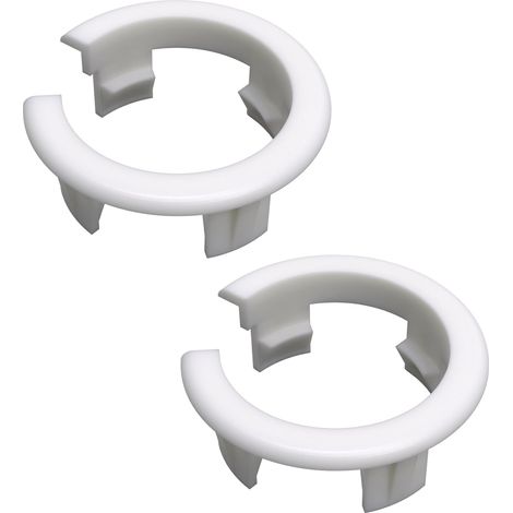 Lot de 2 douilles de serrage de rechange compatibles avec radiateur - Revêtement latéral - Support pour radiateur plat - Accessoires pour revêtement de chauffage et partie latérale (1/3)
