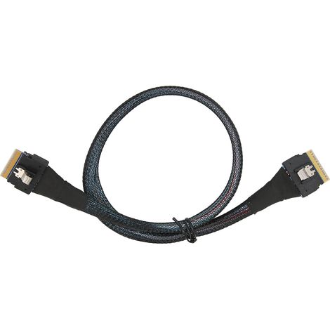 SAS4.0 24-Gbit/s-Adapterkabel SFF-8654 8i, 0,5 m, Hochgeschwindigkeits-Datenübertragung