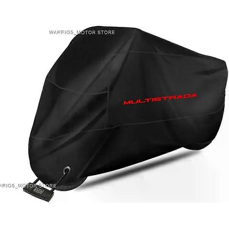 Housse de moto imperméable et résistante aux UV, à la poussière et à la neige, pour Ducata Multistrada 1200, toutes saisons. Protection UV, anti-poussière et anti-neige. (1/5)