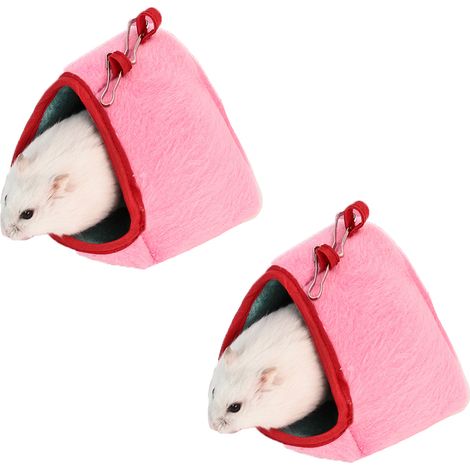 Maison Pour Hamster - Abri Doux En Peluche - Cachette Chaude Pour Rongeurs - Nid Confortable Pour Petit Animal - 1 Pièce (1/5)