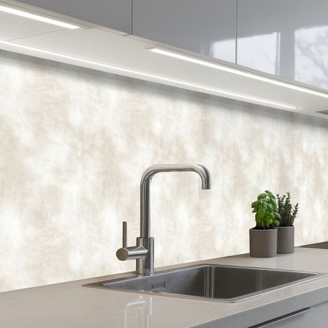 Kitchen Splashback Subtle - Texture - Beige 500x80 cm (1/5)
