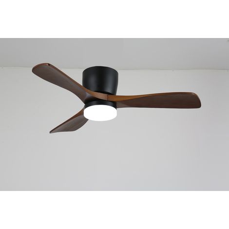 LED Deckenventilator mit Leuchte Didi Ø 132 cm 55 W Holzoptik (1/3)