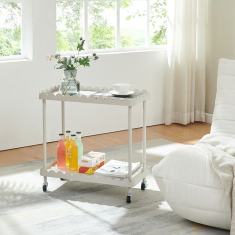 Servierwagen Bolmanralu 60x61x31 cm Grau [en.casa] (1/5)
