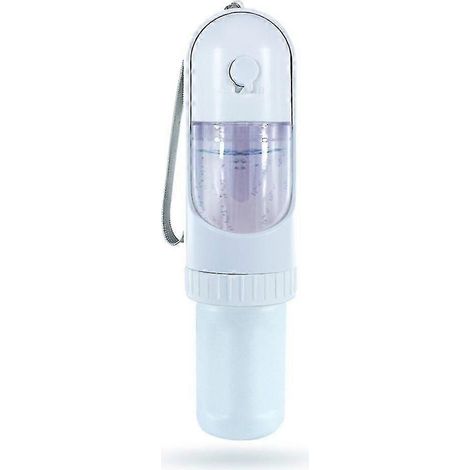 Bouteille de voyage pour animaux de compagnie (chien et chat), gamelle 2 en 1, design coulissant (1/3)