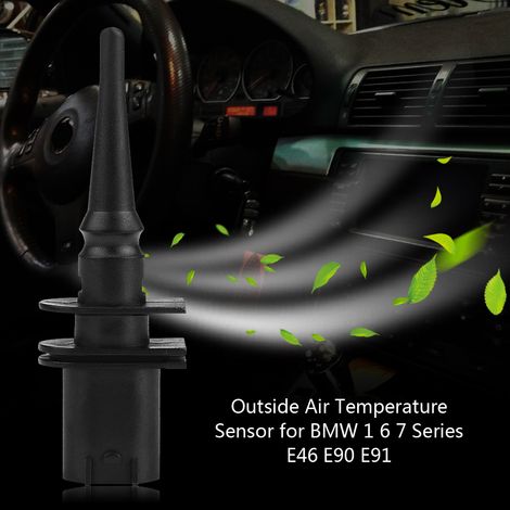 65816905133, Sensore della temperatura dell'aria Stabile Installazione semplice all'esterno Accurata per E46 E91 (1/5)