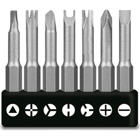 7pcs 50mm U-Shaped Special Screwdriver Set - Y Type - Cross Head Interior - Three Point Screwdriver - Screwdriver Bits (1/5)
