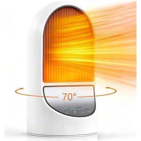 Urbiola-Chauffage d'appoint EcoSec-1200W, radiateur soufflant, radiateur, protection anti-basculement, silence. (1/5)
