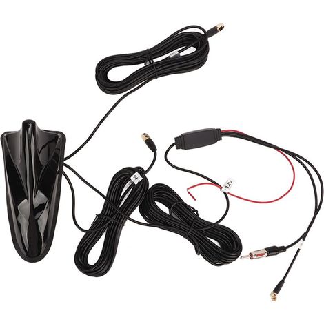 Antenne 12 V en aileron de requin, GPS, DAB, FM, WIFI, haute sensibilité, câble de 5 m, antenne radio universelle (1/5)