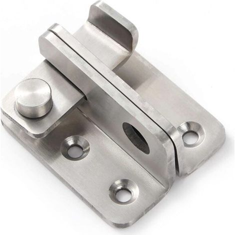 Moraillon Porte Cadenas Petite Antivol Loquet,Acier Inoxydable Cadenas Verrou à Bascule Verrous de Porte de sécurité,Gauche Ouvert,Une pièce (1/5)