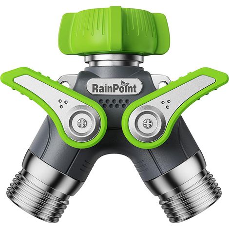 RainPoint Doppel-Gartenschlauchverteiler