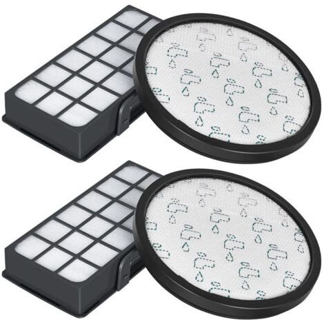Lot de 2 Filtre pour Aspirateur Rowenta Silence Force Cyclonic RO6984EA RO6941EA RO6963EA RO6921EA RO6971EA RO6993EA (Modèle RO69XX) Filtre pour Rowenta X-Trem Power Cyclonic ZR006001 (1/4)