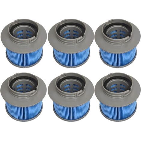 Remplacement des Filtres pour Piscine, Hotsubbs et Spas Cartouches de Filtres de Piscine pour Filtre Spa, Pompe à Cartouche Filtrante pour MSPA FD2089 (6 filtres Édition améliorée) (1/5)