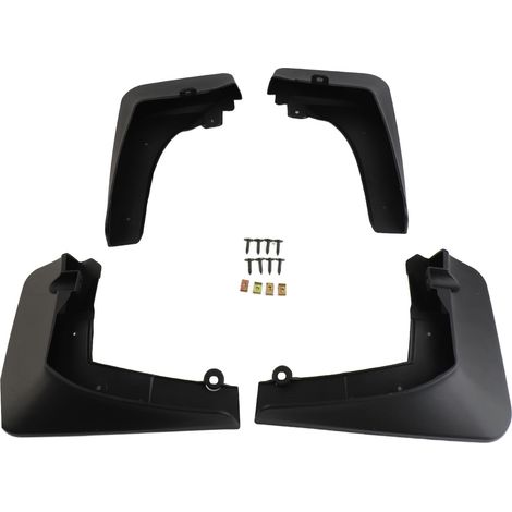Kit de protection avant/arrière pour BMW X5 M Sport G05 2019-2023 - 4 déflecteurs de roues robustes en PP noir (1/5)