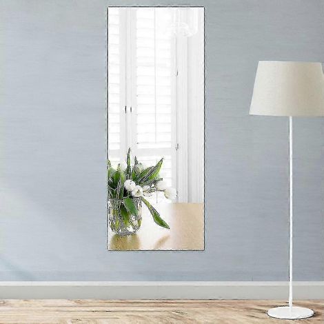 Miroir autocollant 40 x 122 cm, miroir adhésif flexible, miroir T (1/5)