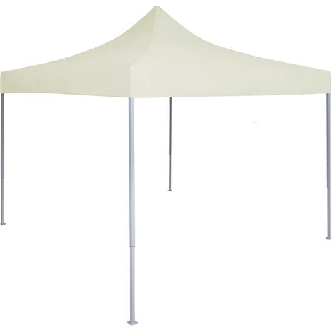 Carpa plegable profesional acero color crema 2x2 m vidaXL (1/2)