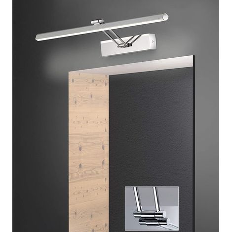Badezimmerleuchte Wandlampe LED Spiegelleuchte Metall IP44 Spritzwassergeschützt (1/5)