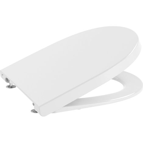 Roca – Abattant WC Supralit avec chute amortie – Installation EasyFix – Matériau antibactérien – Compatible modèle Meridian (1/5)