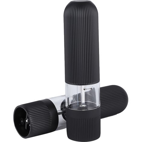 Lot de 2 moulins à poivre noir, moulins à café électriques portables pour la cuisine. (1/5)