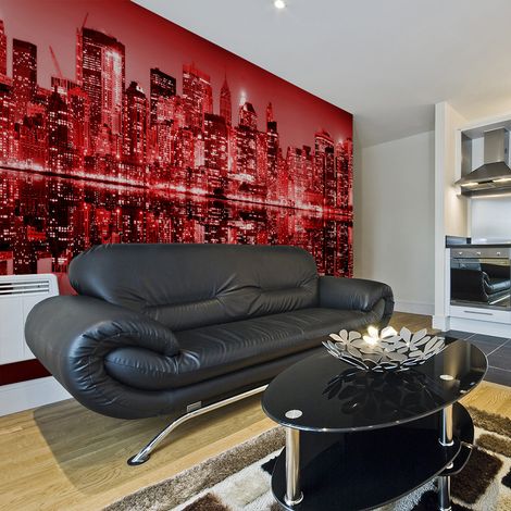 Fotomurale XXL - Red-hot NYC - 550x270 (1/4)