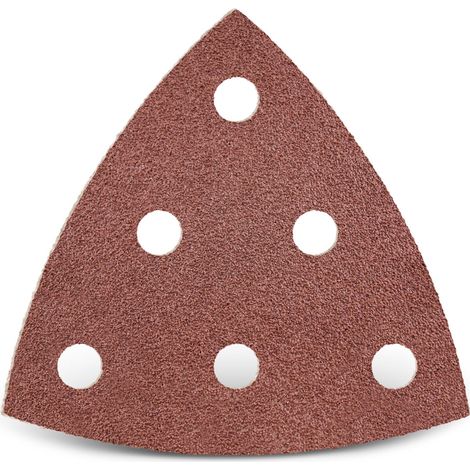 MENZER Red Klett-Schleifblätter, 93 mm, 6-Loch, f. Deltaschleifer, Normalkorund (25 Stk.) K36