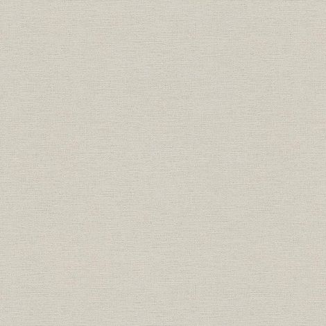 Papier peint uni effet textile idéal salo, bureau et couloir | Papier peint gris clair chambre adulte | Tapisserie bureau grise unie - 10,05 x 0,53 m (1/4)