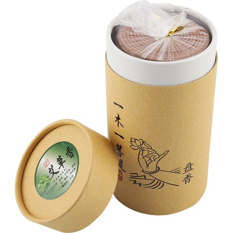 Encens naturel au santal et à l'armoise, bobine anti-moustique pour intérieur, répulsif maison (armoise) (1/4)