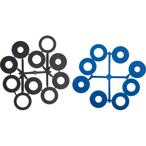 PFERD TOOLS Zubehör Adapterset AK für Rundbürsten ungezopft breit mit Bohrung 31,8
