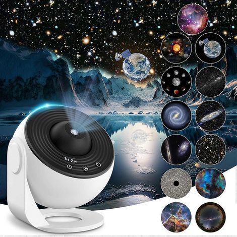 Online Store - Projecteur d'étoiles pour chambre, 12 disques planétaires, projecteur de galaxie, projecteur d'étoiles LED (1/5)
