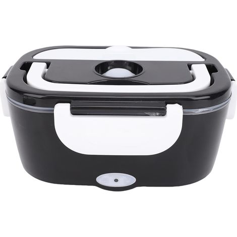 Portapranzo elettrico per auto e casa, realizzato in acciaio inox 304, a doppia tensione (110 V standard USA), funzione riscaldamento e mantenimento in caldo, ideale per l'ufficio.