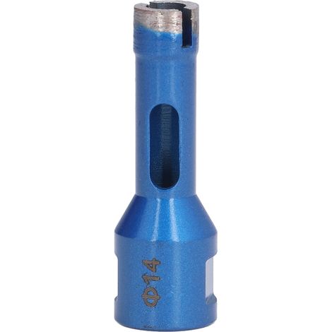 Foret diamanté à filetage interne M14, outil de perçage manuel fritté adapté au marbre et au granit 14 mm. (1/5)