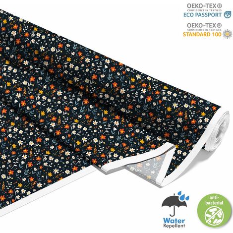 OUTDOOR DEKOSTOFFE OXFORD - Motiv Blumen I DX5614