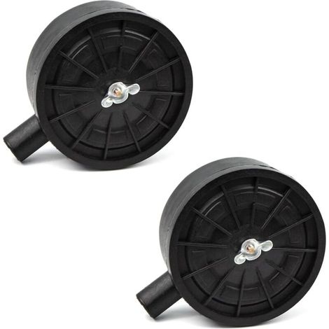 Filtre Silencieux Compresseur D\'air Accessoires, à air Comprimé 1/2" 20mm Male Filetage Plastiques Coque Air Compresseur Silencieux Filtres pour Les Chaudières à Compresseur D\'air 2 Pièces (1/5)