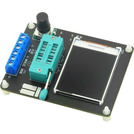 Kit électronique GM328A pour testeur de transistors et diodes CMS, écran TFT 1,77 pouce, mesure de capacité, ESR, tension et fréquence, générateur de signaux carrés PWM. (1/5)