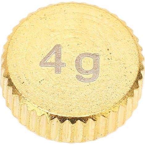 Gegengewicht für Rekordbox-Tonabnehmer, vergoldetes Material für Vinyl, Tonabnehmernadel, Phono-Gegengewicht (+4 g Gold) (1/5)