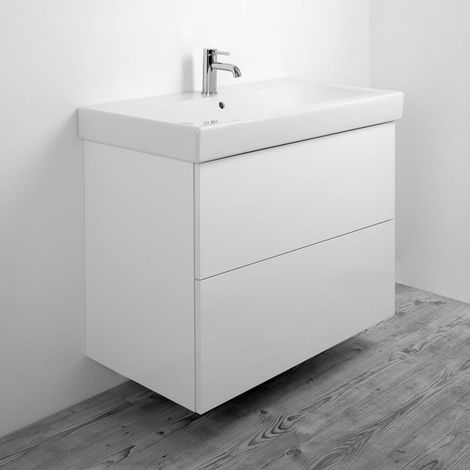 Kronenbach Plana 2.0 Waschtischunterschrank für Geberit iCon 60 cm mit 2 Auszügen (1/5)