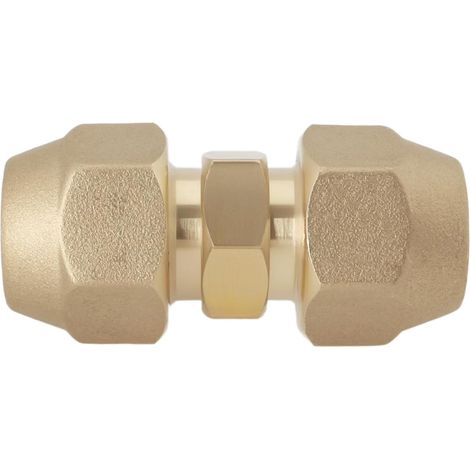 1Pc 3/8 Brass Refrigerant Pipe Fitting Nut for Copper Air Conditioning Tube Outer Diameter 9mm and 9.52mm (1/5)