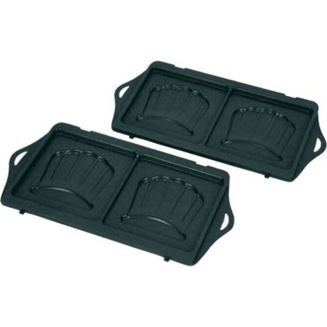 Plaques croque monsieur pour petit électroménager – Compatible et Moulinex – Longueur 23cm, largeur 12cm – SS203201