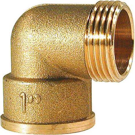 Coude laiton 90° M-F 33x42 - SOBIME
