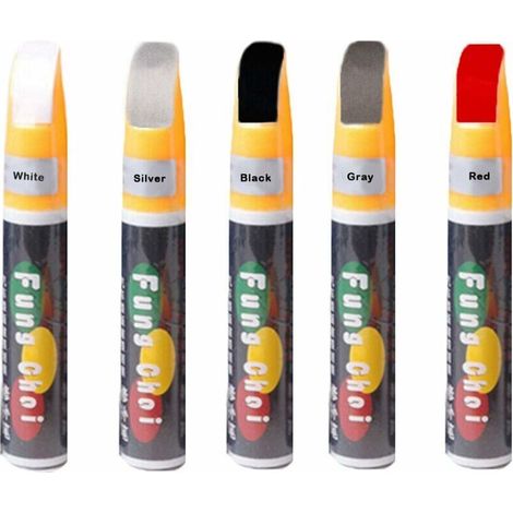 Vernice per ritocchi auto FOREHILL, penna per riparazione graffi auto, penna per ritocchi carrozzeria auto per nero, argento, bianco, rosso e grigio (1/4)