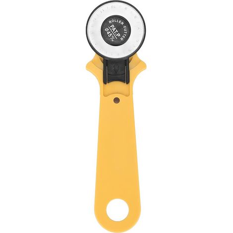 Cutter rotatif 45mm avec lame flexible pour tissu et cuir, outil de coupe pour artisanat et couture (1/5)