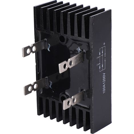 Pont redresseur monophasé QL100A 1200 V, module redresseur de puissance à encapsulation résine. (1/5)