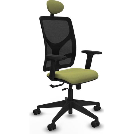 Chaise de bureau piqueras y crespo Motilla noir mousse ergonomique (1/2)