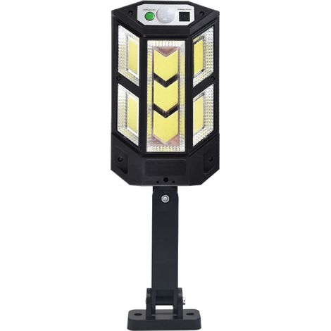 Réverbère solaire extérieur applique murale lumière étanche pour décoration de jardin 2pcs (1/5)