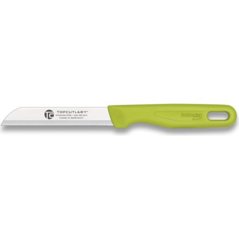 Esclusivo coltello pelapatate microfilico Top Cutlery, Mango di Abs iniettato, Lama in acciaio inox 8 cm, Verde 17343-ve
