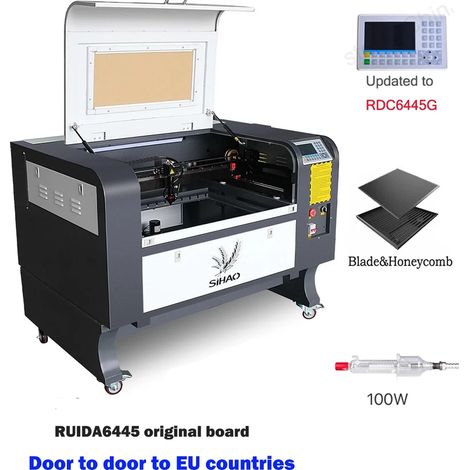 SIHAO Macchina laser CO₂ per incisione e taglio 100 W 900x600 mm, sistema Ruida (1/5)