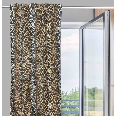 TENDA SAFARI MACULATA CM. 140X280 LEOPARDATA MADE IN ITALY (1/5)